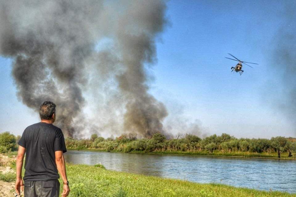شاهد منطقة زور كنعوص جنوب نينوى خلال العملية العسكرية للجيش العراقي
