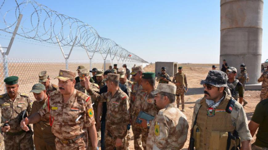 حرس الحدود العراقي ينصب 150 برج مراقبة جديدا على الحدود مع سوريا