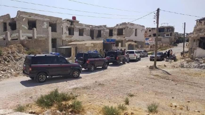 الشرطة الروسيّة تدخل درعا البلد وتبدأ بتنفيذ الاتفاق