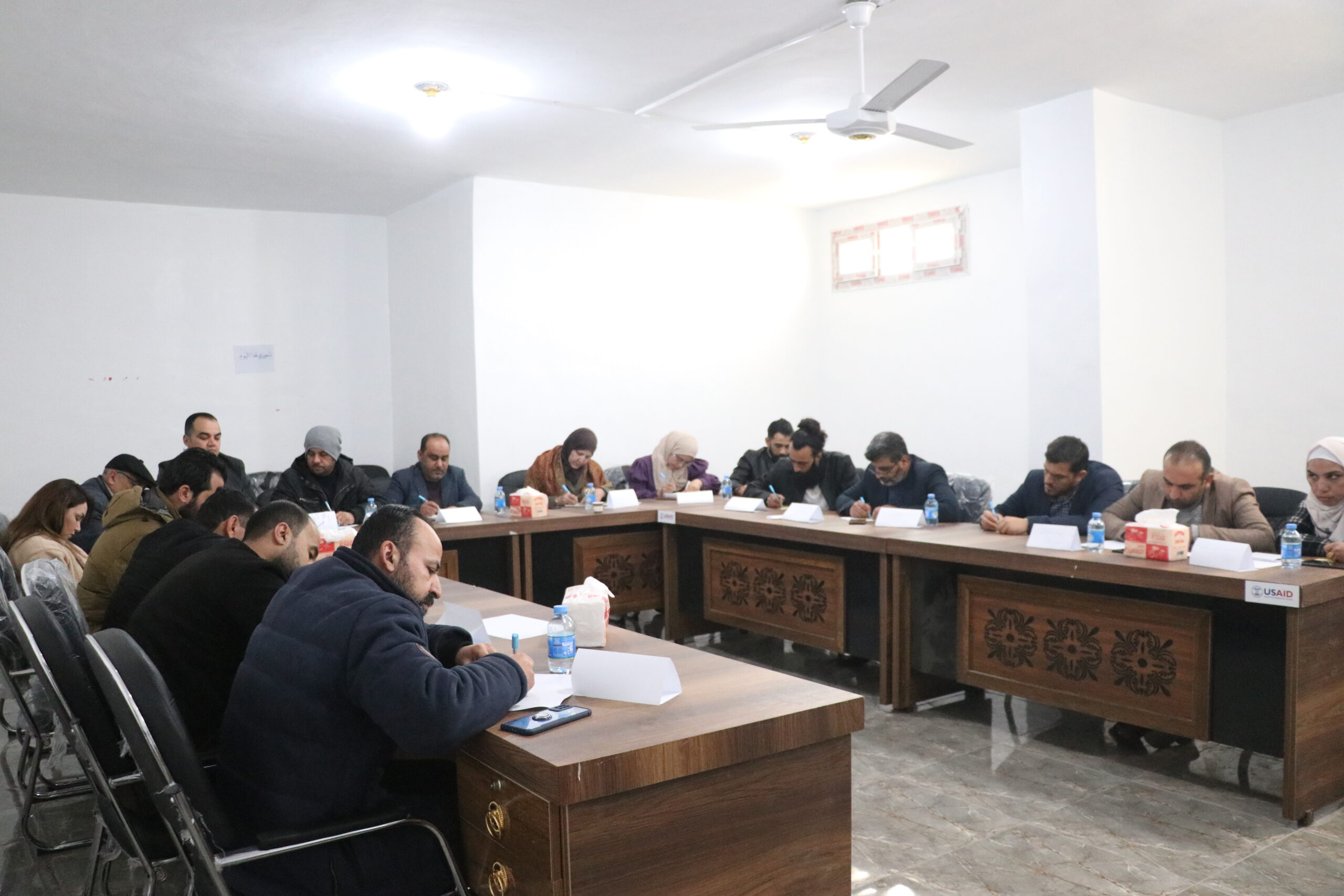 ورشة تدريبية لدمج أكثر فعالية وللحد من التطرف لإحدى المنظمات في مدينة الرقة