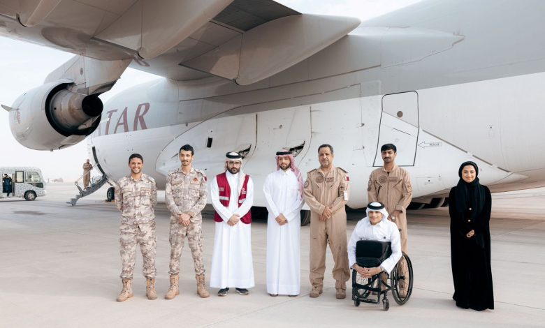 قطر تعلن وصول أول طائرة مساعدات انسانية مباشرةً إلى مطار دمشق الدولي
