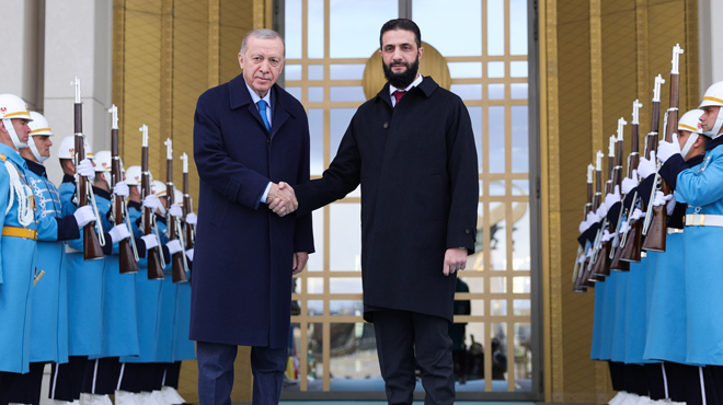 “أردوغان”: توافق تام مع سوريا واستعداد لدعم إعادة الإعمار