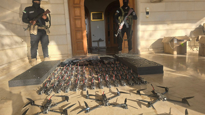 إدارة الأمن العام تتسلم طائرات “FPV” الانتحارية في القرداحة