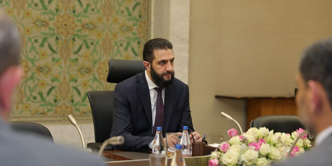 الرئيس أحمد الشرع يجتمع مع وزير الثقافة