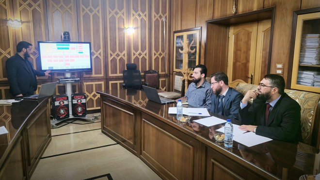وزيرا العدل والتنمية الإدارية يبحثان سبل تطوير الأداء القضائي