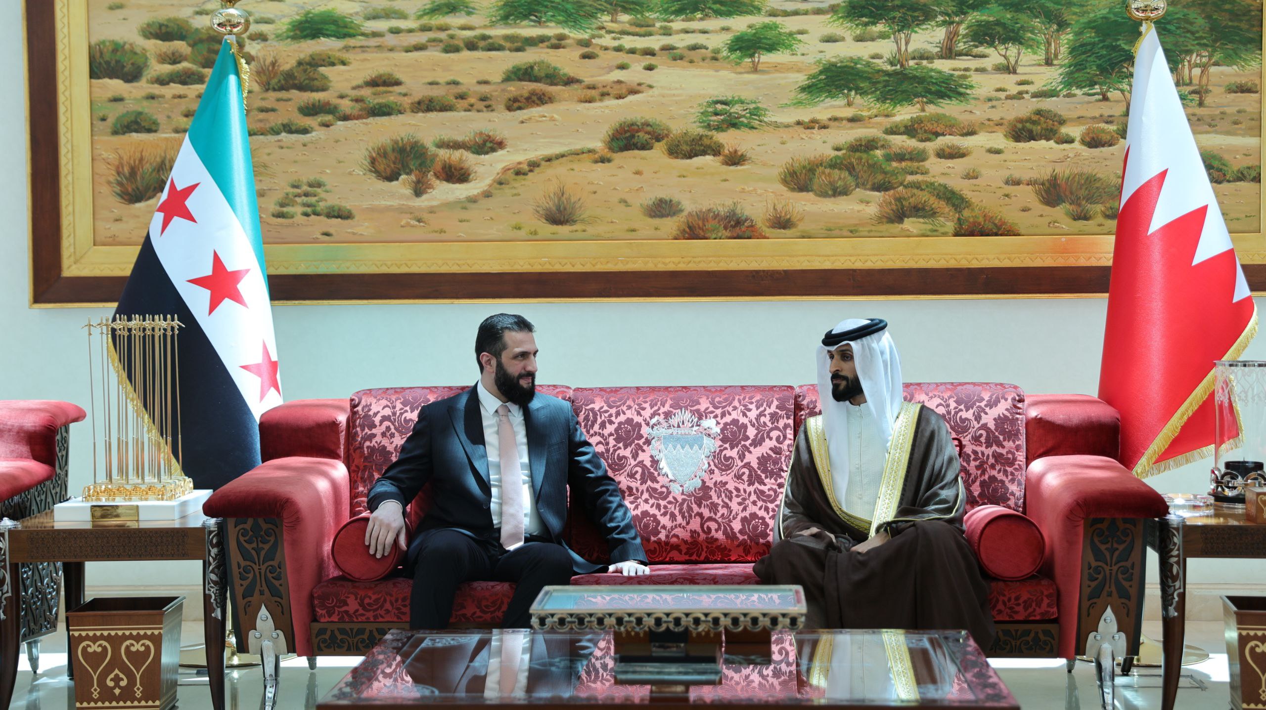 الرئيس السوري أحمد الشرع يشيد بزيارة البحرين ويؤكد عمق العلاقات الثنائية