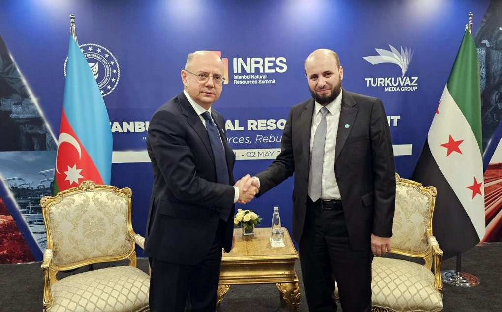 سوريا وأذربيجان تبحثان توسيع التعاون في الطاقة على هامش قمة إسطنبول