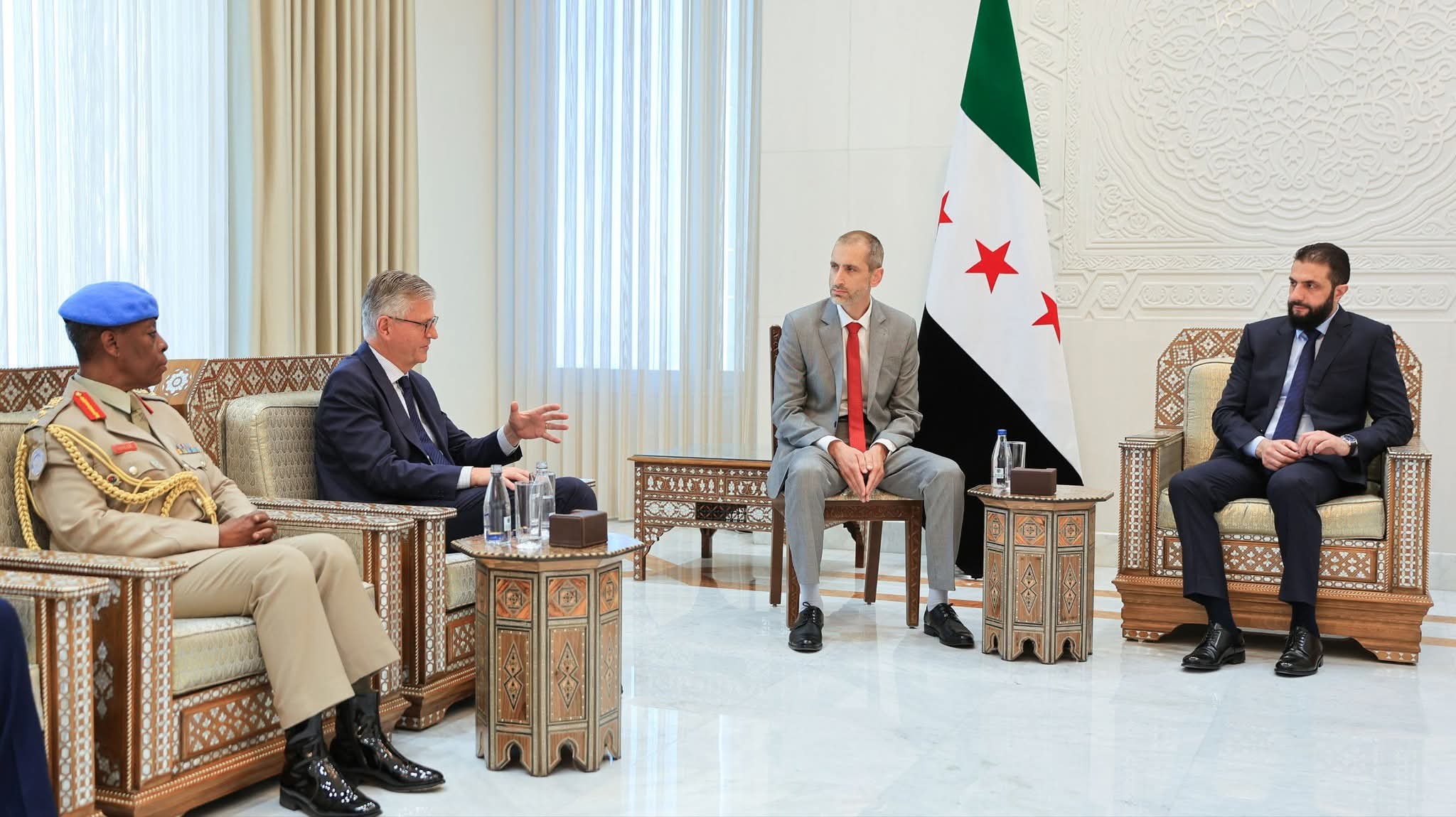 الرئيس السوري يلتقي في دمشق وكيل الأمين العام لإدارة عمليات السلام في الأمم المتحدة جان بيير لاكروا