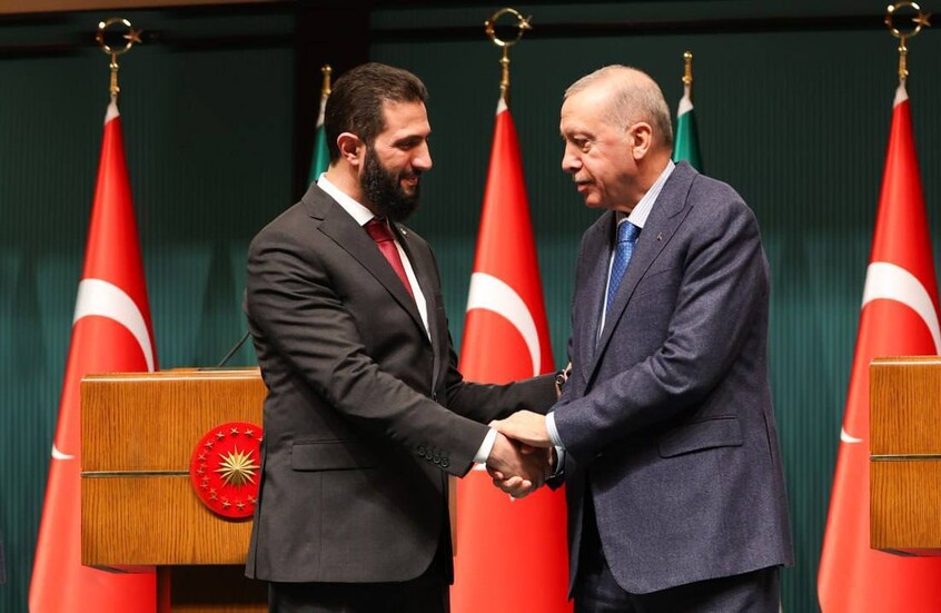 أردوغان يبحث مع الشرع التطورات الأخيرة في سوريا ويستنكر الاعتداءات الإسرائيلية