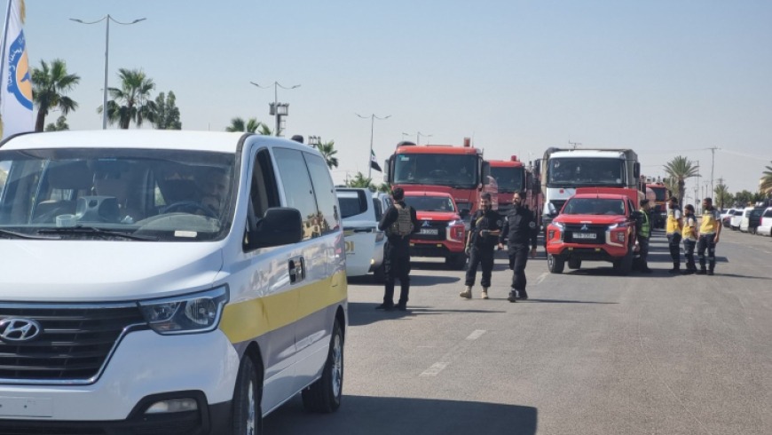 فرق الدفاع المدني الأردني تعبر إلى سوريا وتتجه نحو مناطق الساحل