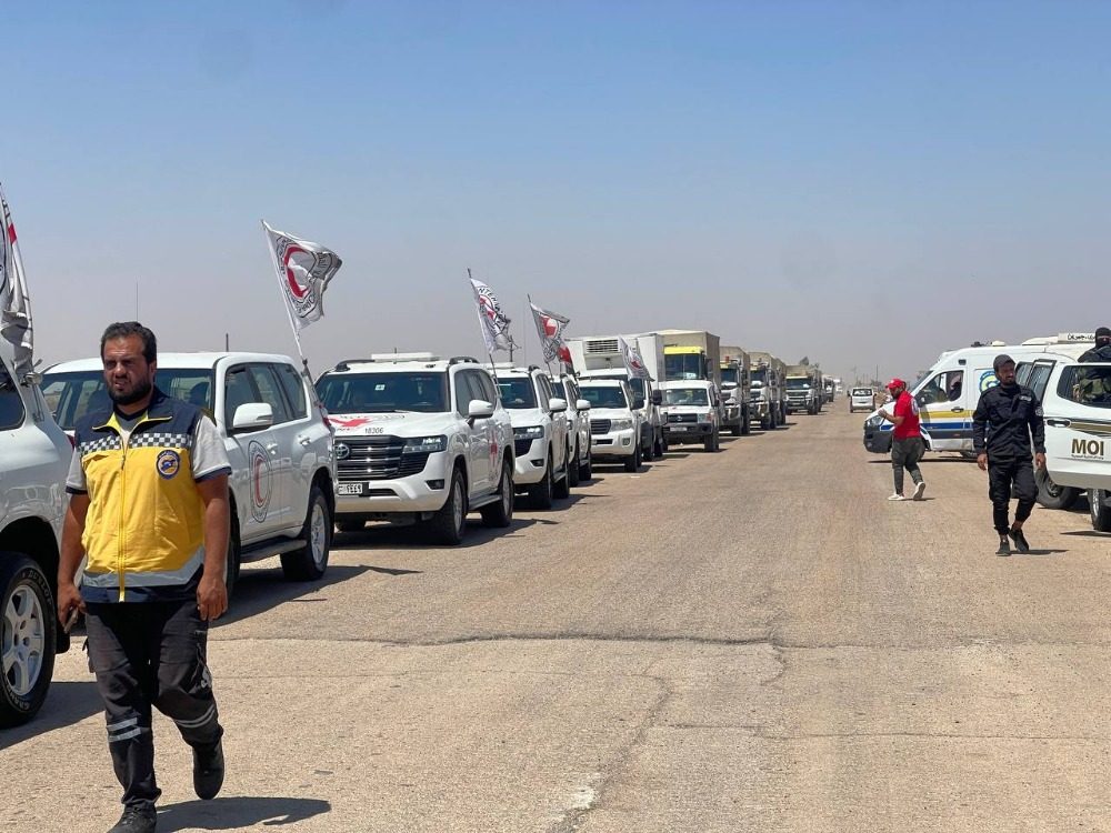 قافلة جديدة من مهجّري السويداء تصل إلى بصرى الشام تضم 151 شخصا و15 جثة