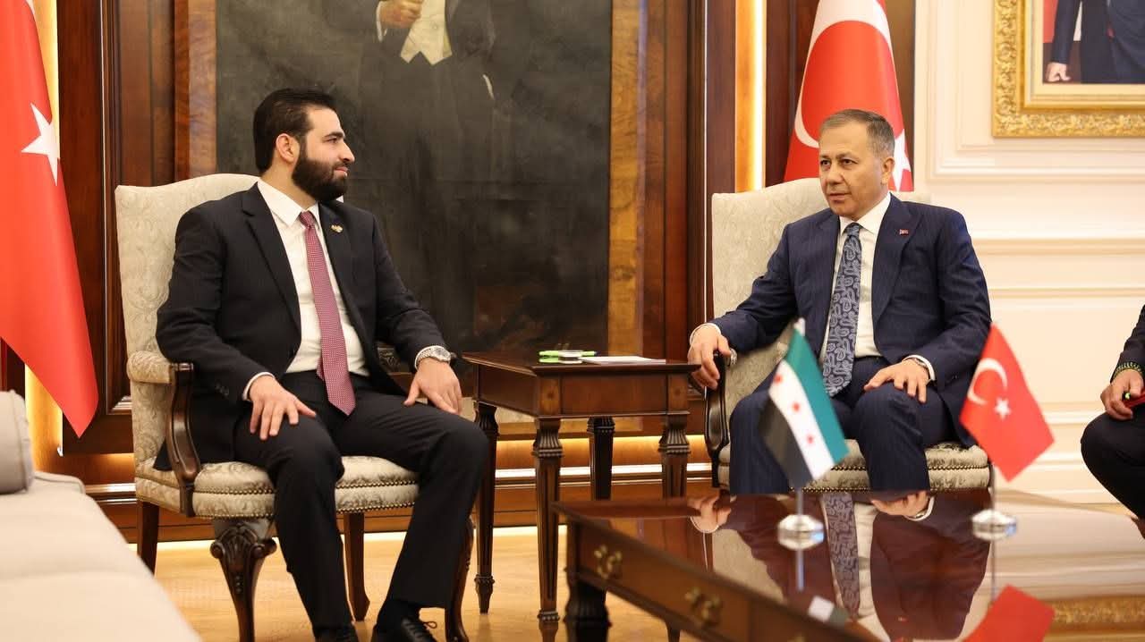 وزير الداخلية يلتقي نظيره التركي المباحثات في تطوير المؤسسة الأمنية السورية
