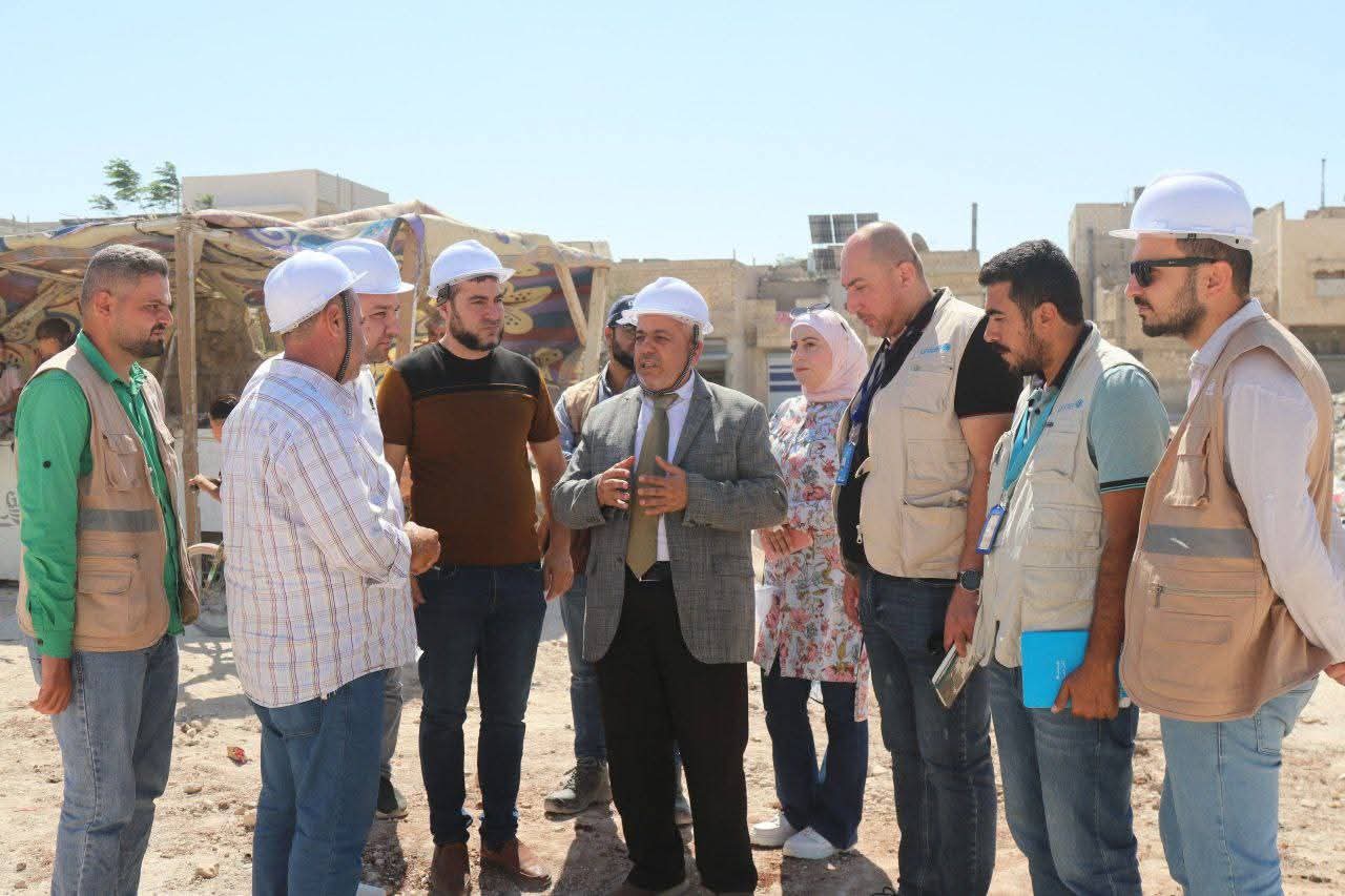 مؤسسة مياه حلب وبالتعاون مع منظمة اليونيسف تواصل تنفيذ مشروع ربط خط الدعم والتقوية بطول 1100 متر