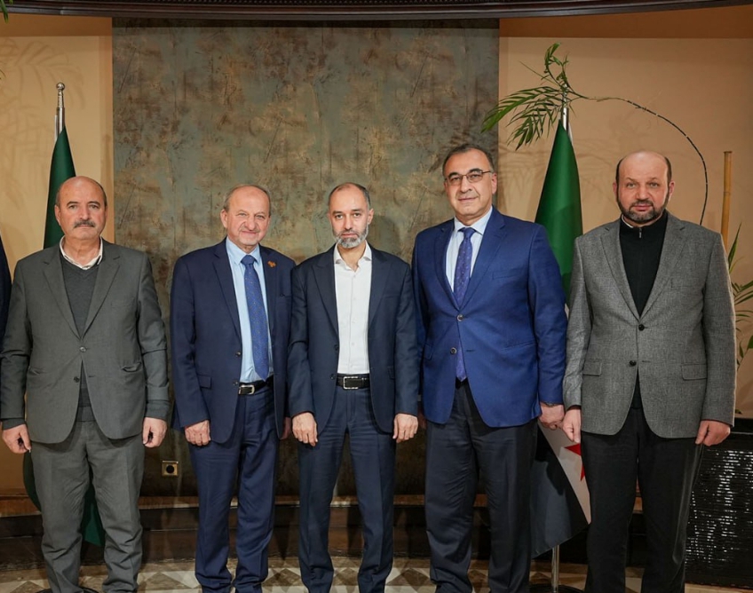 رئيس الهيئة العامة للمنافذ والجمارك يعقد اجتماعاً مع وفد غرف التجارة والصناعة في دمشق وريف دمشق
